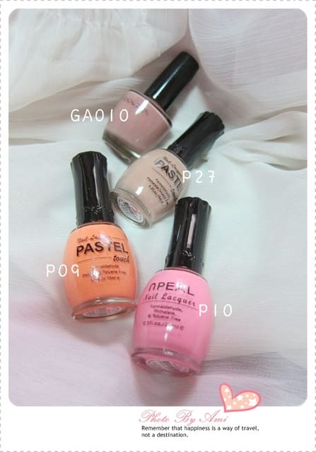 110421 ♥ 春漾冰淇淋爬上指尖囉‧UNT‧PASTEL‧MCC‧OPI好繽紛！