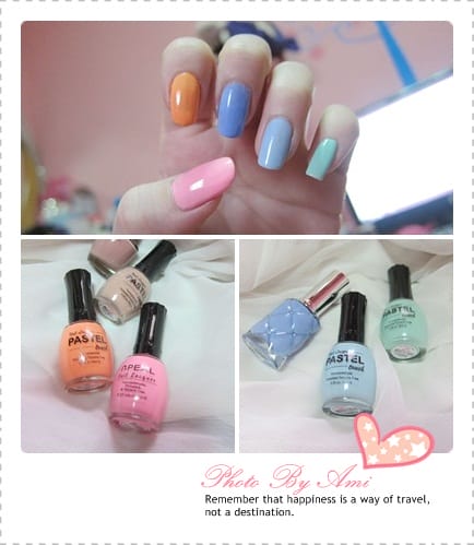 110421 ♥ 春漾冰淇淋爬上指尖囉‧UNT‧PASTEL‧MCC‧OPI好繽紛！