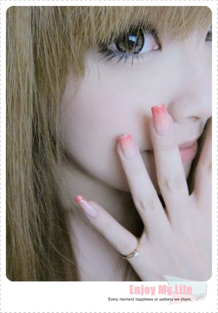 110708 ♥ 戀上粉珊瑚‧三款夏日指繪分享！