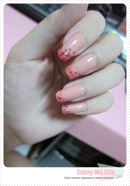 110708 ♥ 戀上粉珊瑚‧三款夏日指繪分享！