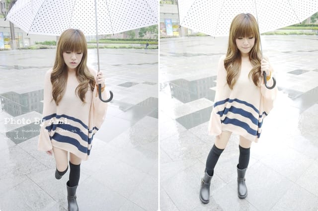 120219 ♥ 雨季中‧春雨紛紛也要美美的 ♫ 一雙雨靴x20套穿搭