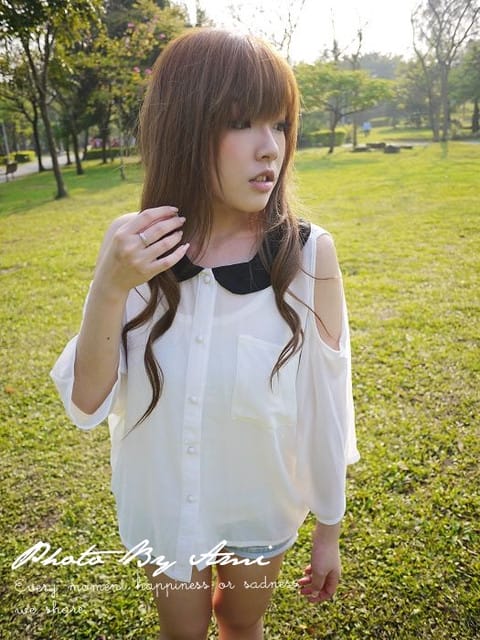120326 ♥ 掌握春日流行關鍵字‧丹寧雪紡蕾絲露肩全入手 ♫ SWEET GIRL系穿搭分享