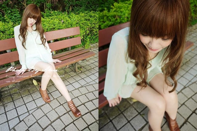 120326 ♥ 掌握春日流行關鍵字‧丹寧雪紡蕾絲露肩全入手 ♫ SWEET GIRL系穿搭分享