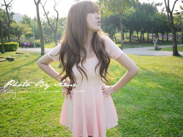 120326 ♥ 掌握春日流行關鍵字‧丹寧雪紡蕾絲露肩全入手 ♫ SWEET GIRL系穿搭分享