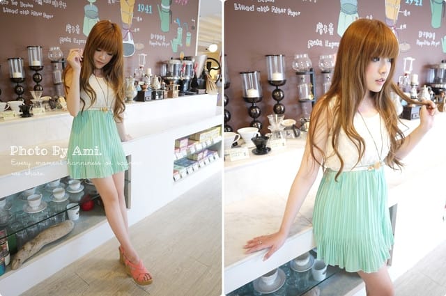 120505 ♥ Summer Day穿搭日記‧初夏就讓我成為甜甜冰淇淋女孩吧~♫