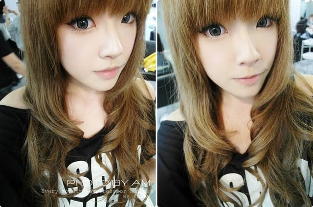 120607 ♥ 每月一次的染髮小日記‧還是最愛冷調亞麻咖啡色 ♫