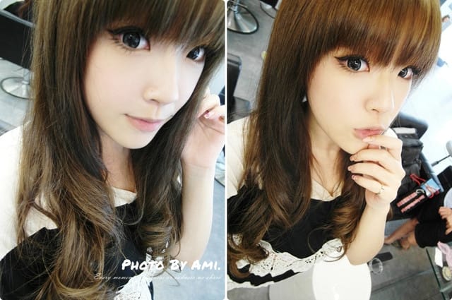 120701 ♥ 七月新髮色‧好愛我的超顯白霧面亞麻灰~♫