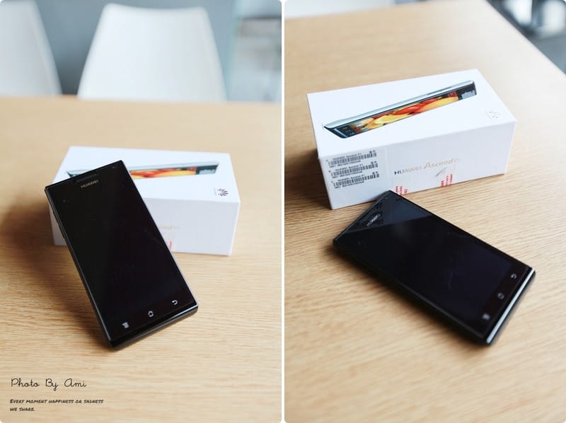 121112 ♥ 超薄美型智慧手機現身！HUAWEI Ascend P1 ♫ 文末抽抽獎