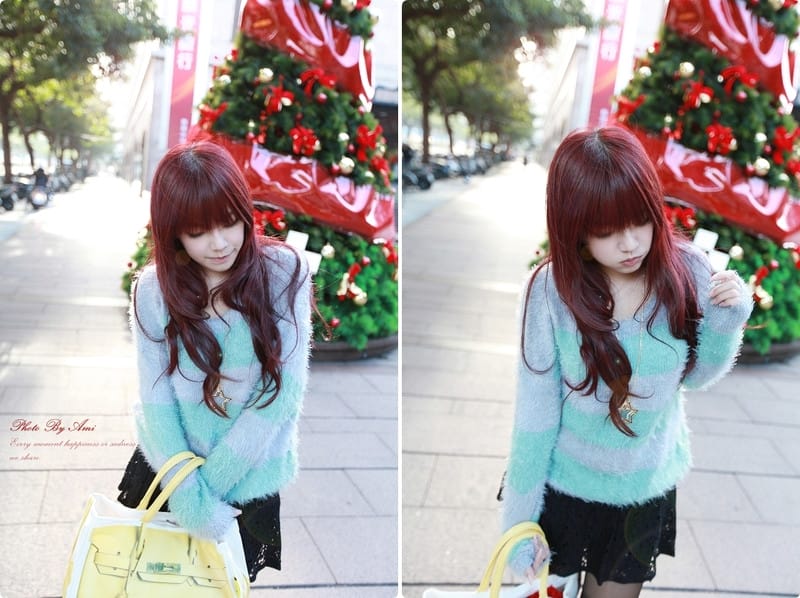 121221 ♥ 聖誕跨年都要一直甜美下去‧穿上軟綿綿毛毛單品我們去約會吧 ♫