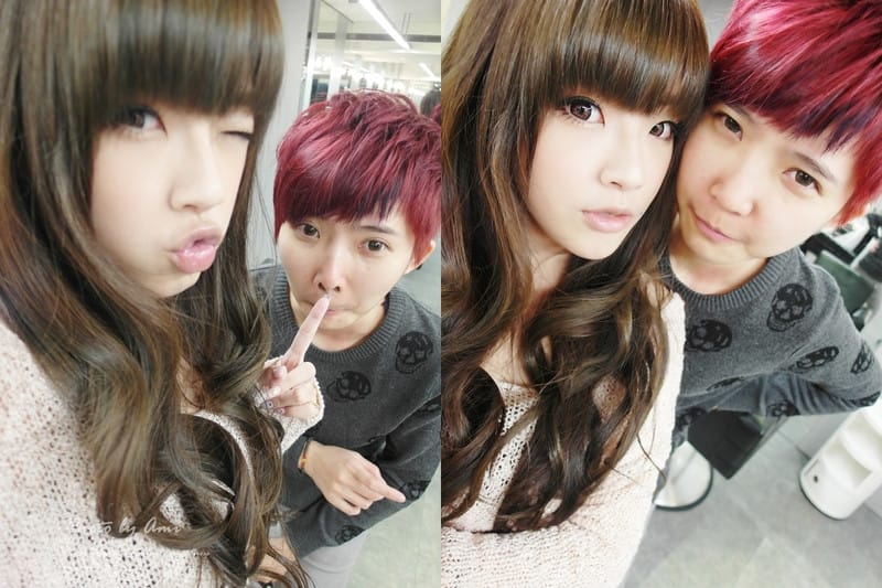 130302 ♥ 新年新氣象從頭髮開始！從暖系紅髮回到冷系亞麻灰棕~♫