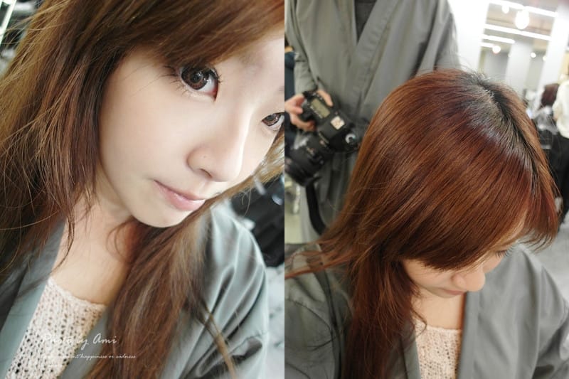 130302 ♥ 新年新氣象從頭髮開始！從暖系紅髮回到冷系亞麻灰棕~♫
