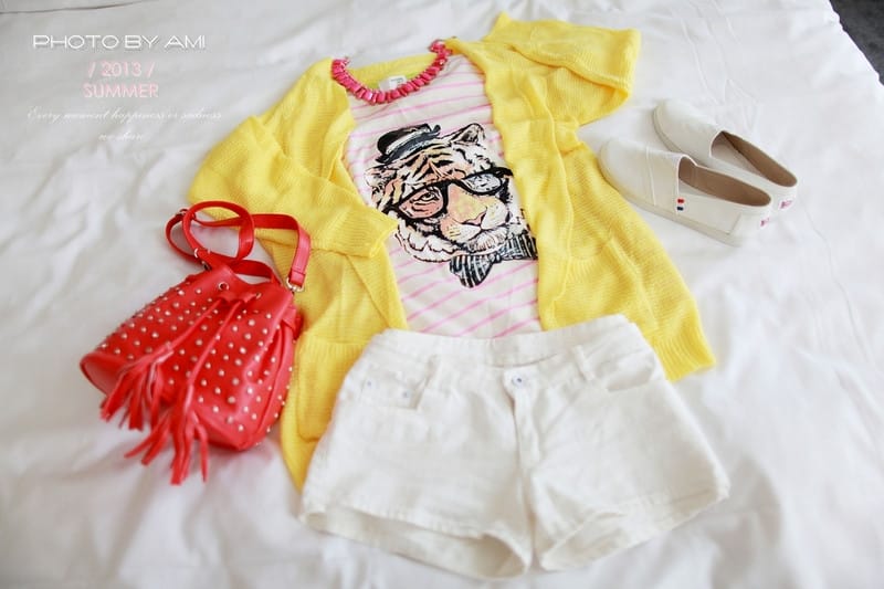 130710 ♥ 夏日甜心玩色穿搭。樂天Rainbow shop X Q cat X Nillie X kirakira ♫