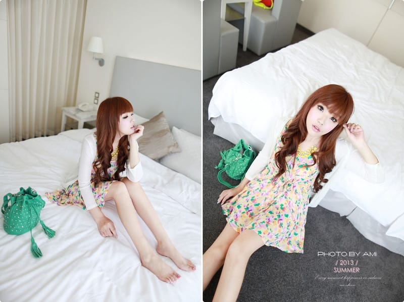 130710 ♥ 夏日甜心玩色穿搭。樂天Rainbow shop X Q cat X Nillie X kirakira ♫