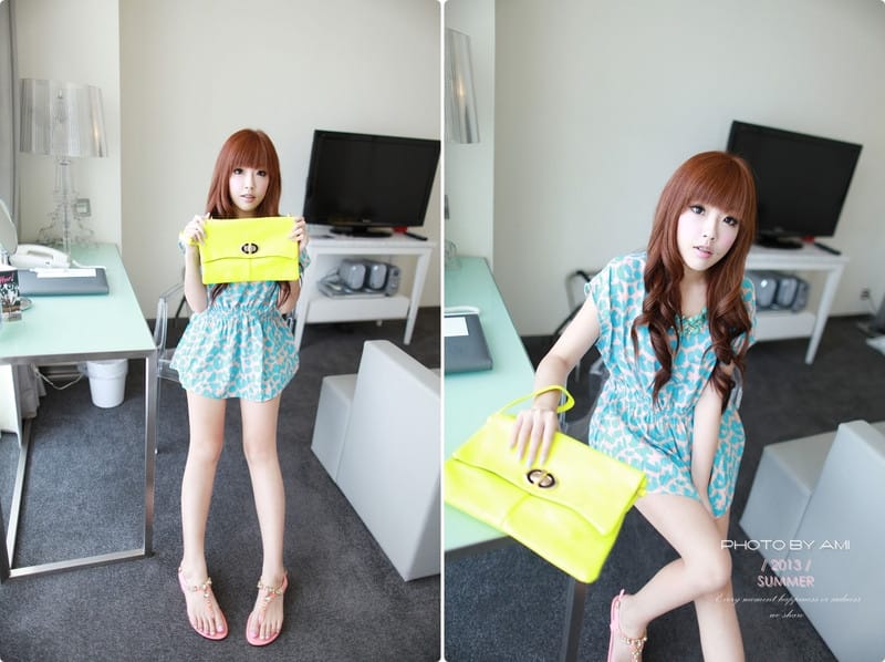 130710 ♥ 夏日甜心玩色穿搭。樂天Rainbow shop X Q cat X Nillie X kirakira ♫