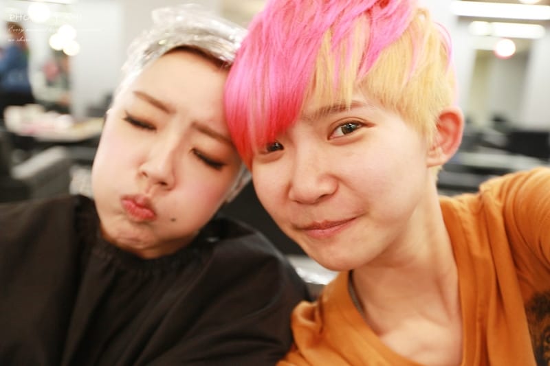 130726 ♥ 本季的玩色變髮日記。Écouter Hair ♫
