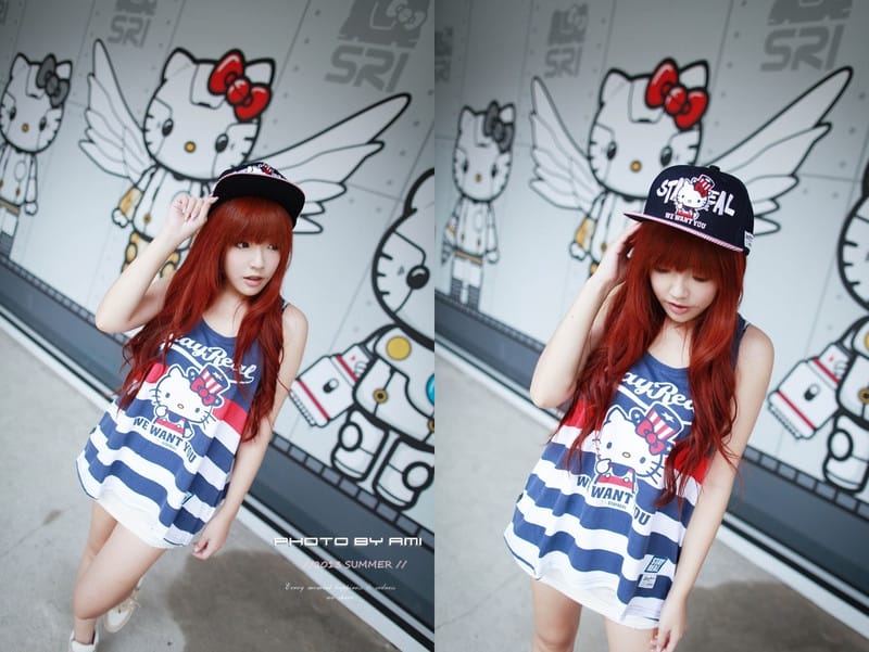 130827 ♥ 一日Kitty迷。STAYREAL X Hello Kitty 微甜女孩美國夢穿搭 ♫