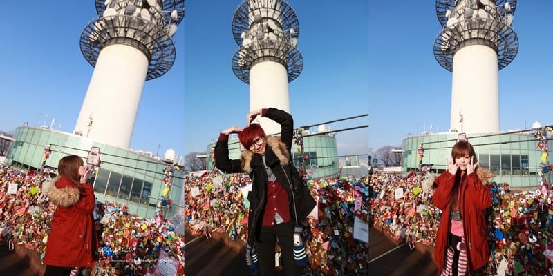 140205 ♥ 七天六夜首爾自由行Day5。N首爾塔情人鎖→明洞揶夫部隊鍋→橋村炸雞 ♫ - 第2張圖 IMG_1029-horz