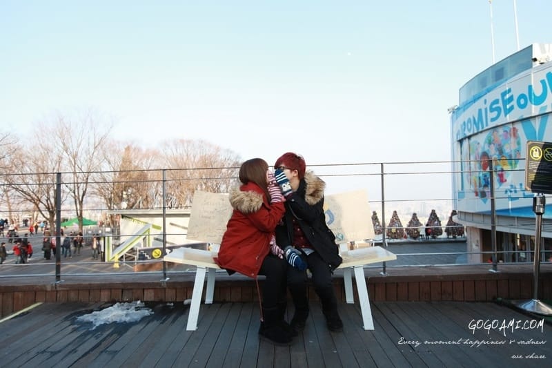 140205 ♥ 七天六夜首爾自由行Day5。N首爾塔情人鎖→明洞揶夫部隊鍋→橋村炸雞 ♫ - 第6張圖 IMG_1037