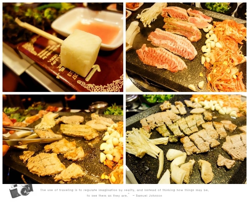 140701 ♥ 七天六夜首爾自由行Day7。八種口味一次享用 新村八色烤肉팔색삼겹살 ♫ - 第28張圖 p3