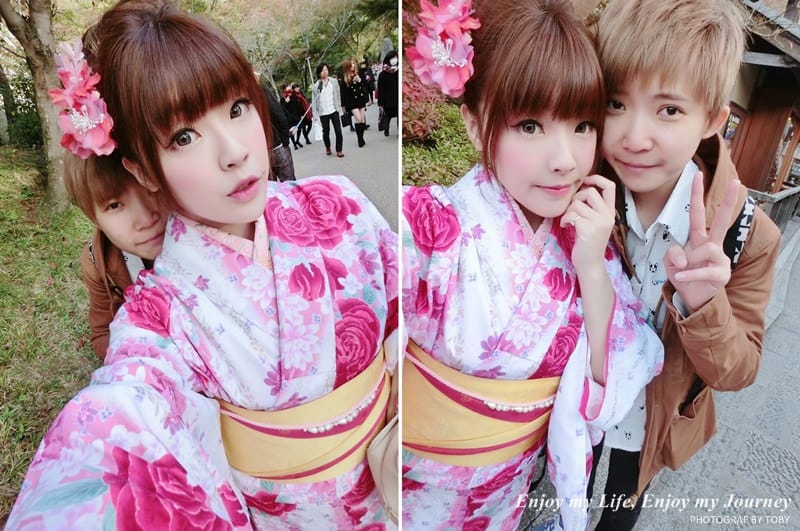 旅遊 ♥ 九天八夜京阪奈關西之旅。DAY 3 京都 穿上和服當一日櫻花妹吧 ♫ - 第53張圖 CIMG5060-tile