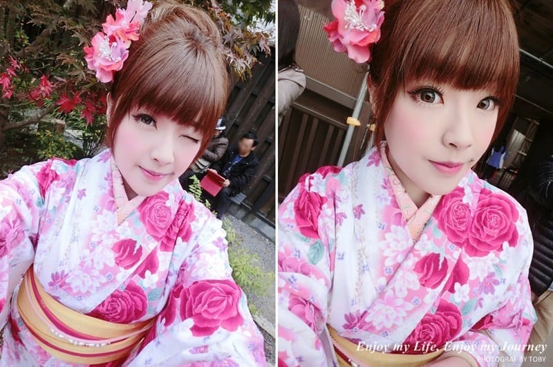 旅遊 ♥ 九天八夜京阪奈關西之旅。DAY 3 京都 穿上和服當一日櫻花妹吧 ♫ - 第52張圖 CIMG5051-tile