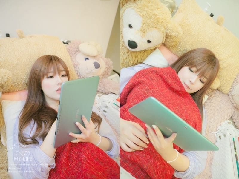 3C ♥ 我的工作、休閒生活都有它相伴。超適合女孩的美型湖水藍輕薄變形筆電 ASUS Transformer Book T100HA ♫ - 第34張圖 IMG_9391-horz