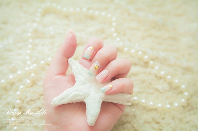 美甲 ♥ 透明系指彩!暈染漸層海洋風。Oohla Nail Studio ♫ - 第33張圖 IMG_1871