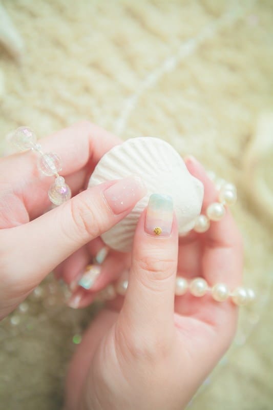 美甲 ♥ 透明系指彩!暈染漸層海洋風。Oohla Nail Studio ♫ - 第2張圖 IMG_1851