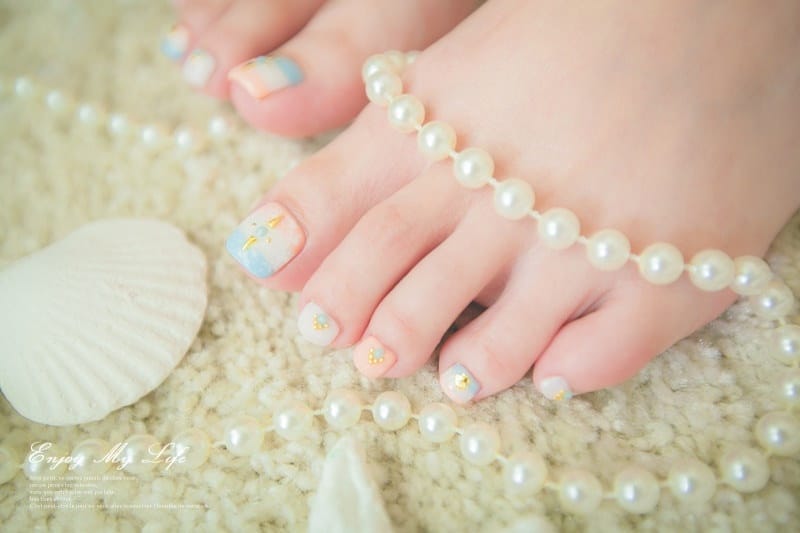 美甲 ♥ 透明系指彩!暈染漸層海洋風。Oohla Nail Studio ♫ - 第29張圖 IMG_1855