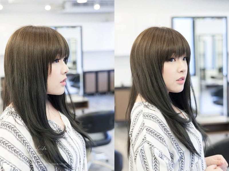 美髮 ♥ 所有膚色都能駕馭的新髮色→顯白柔霧藍X亞麻綠。80’s STUDIO Ian ♫ - 第19張圖 IMG_3542-horz