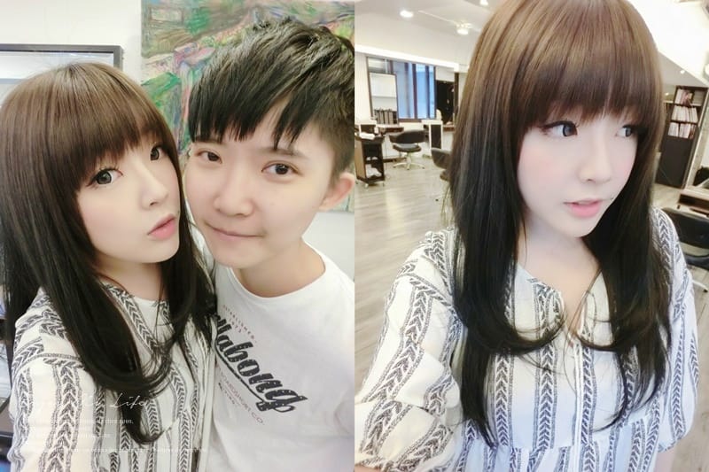 美髮 ♥ 所有膚色都能駕馭的新髮色→顯白柔霧藍X亞麻綠。80’s STUDIO Ian ♫ - 第28張圖 CIMG8577-horz