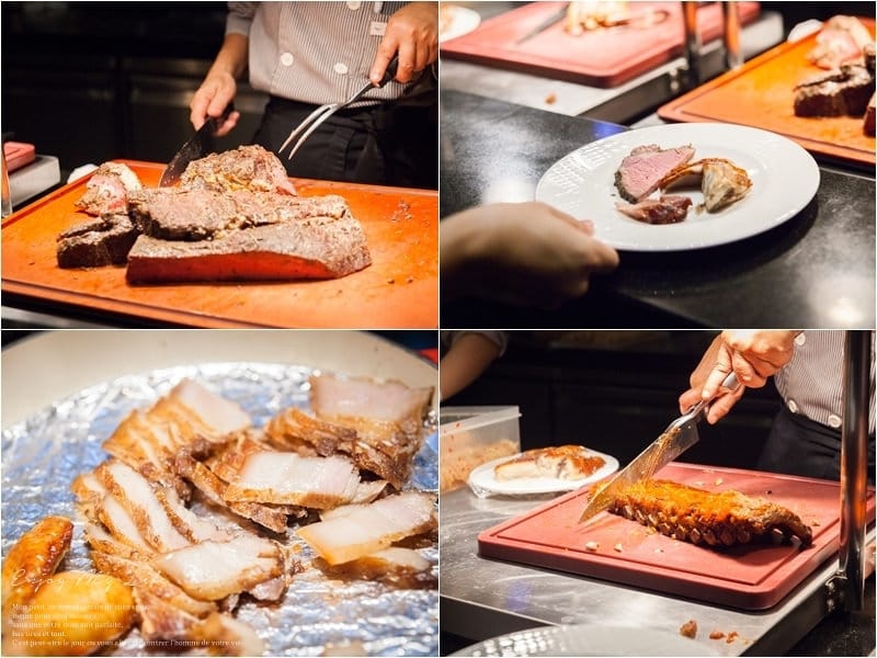 美食 ♥ 饗食天堂。聚餐、約會、吃好料→buffet吃到飽首選推薦 ♫ - 第39張圖 牛排烤雞2