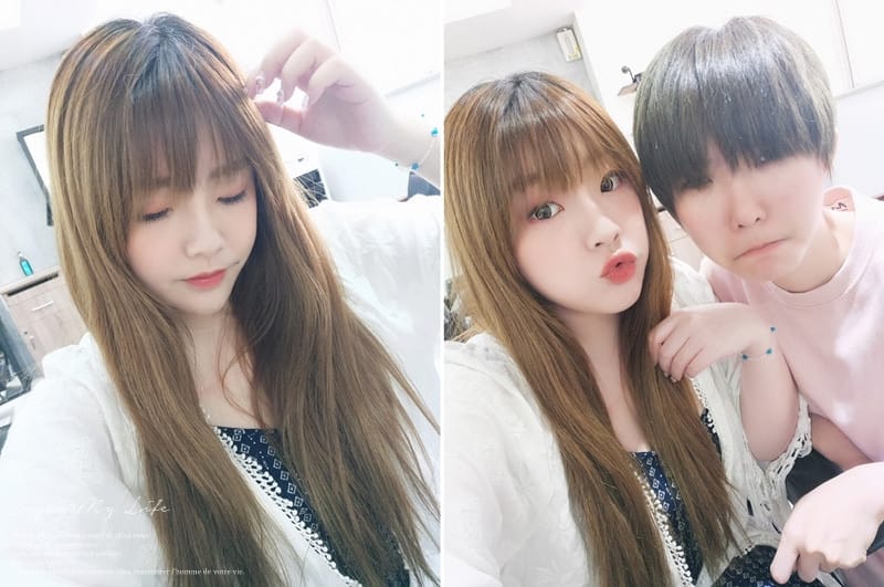 美髮 ♥ 耐看又顯白的微霧感髮色+補染護髮小記錄。Holly Hair X Wilson ♫ - 第2張圖 IMG_20170824_123503_mr1503562596601-horz