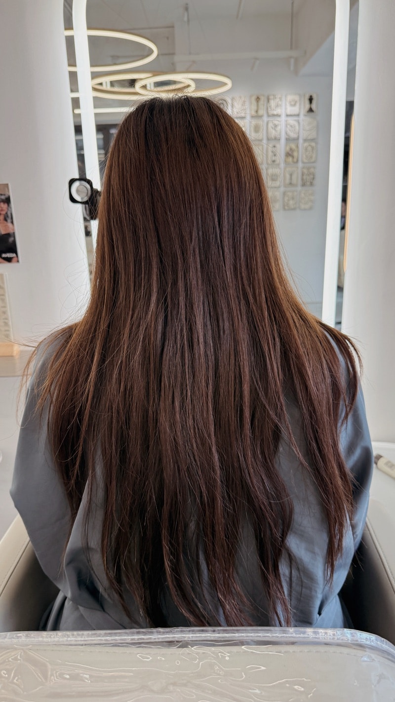美髮 ♥ 溫柔奶霧感暖棕新髮色。Seefu hair ♫